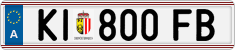 License plate of Austria, Regular plates