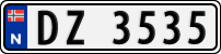 License plate of Norway, Trailers, motorcycles, special vehicles
