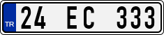 License plate of Turkey, Regular plates