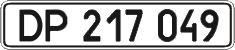 License plate Ukraine, Diplomatic