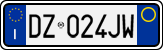 License plate of Italy, Cars (1994 year series)