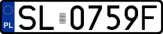License plates of Poland, Regular car plates