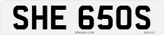License plate of the United Kingdom, 1963 year system