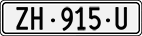 License plate of Switzerland, Dealer (with 