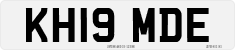 License plate of the United Kingdom, 2001 year system