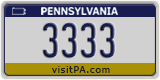 Pennsylvania, Low Number (1234)