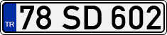 License plate of Turkey, Regular plates