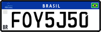 License plate of Brazil, Private owners (Mercosul)