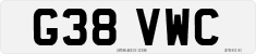 License plate of the United Kingdom, 1983 year system