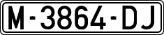 License plates of Spain, 1971 year series