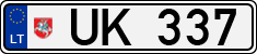 License plate of Lithuania, Trailers