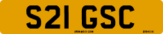 License plate of the United Kingdom, 1983 year system