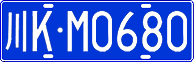 License plate of China, Cars