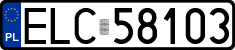 License plates of Poland, Regular car plates
