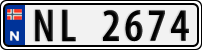 License plate of Norway, Trailers, motorcycles, special vehicles