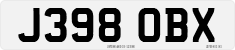 License plate of the United Kingdom, 1983 year system