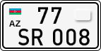 License plate of Azerbaijan, Cars
