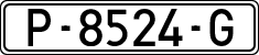 License plates of Spain, 1971 year series