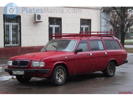 р772тн177, GAZ 310221 Волга