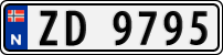 License plate of Norway, Trailers, motorcycles, special vehicles