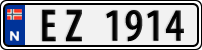 License plate of Norway, Trailers, motorcycles, special vehicles