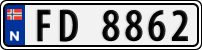 License plate of Norway, Trailers, motorcycles, special vehicles