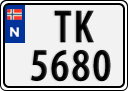 License plate of Norway, Trailers, motorcycles, special vehicles