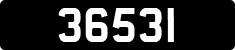 License plate of Guernsey, Regular plates