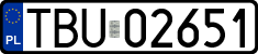 License plates of Poland, Regular car plates