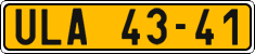 License plate of the Czech Republic, Commercial vehicles (1960)