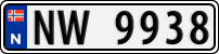 License plate of Norway, Trailers, motorcycles, special vehicles