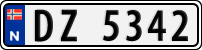 License plate of Norway, Trailers, motorcycles, special vehicles