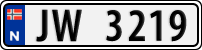 License plate of Norway, Trailers, motorcycles, special vehicles