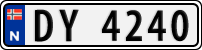 License plate of Norway, Trailers, motorcycles, special vehicles