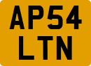 License plate of the United Kingdom, 2001 year system