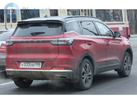 к333ок198, Chery (Chirey) Tiggo 7