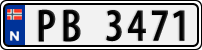 License plate of Norway, Trailers, motorcycles, special vehicles