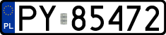 License plates of Poland, Regular car plates