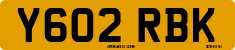 License plate of the United Kingdom, 1983 year system
