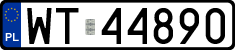 License plates of Poland, Regular car plates