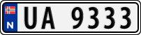 License plate of Norway, Trailers, motorcycles, special vehicles