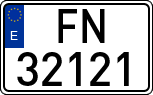 License plates of Spain, Official and military plates