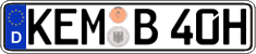 German license plate, Plates for oldtimers (type 