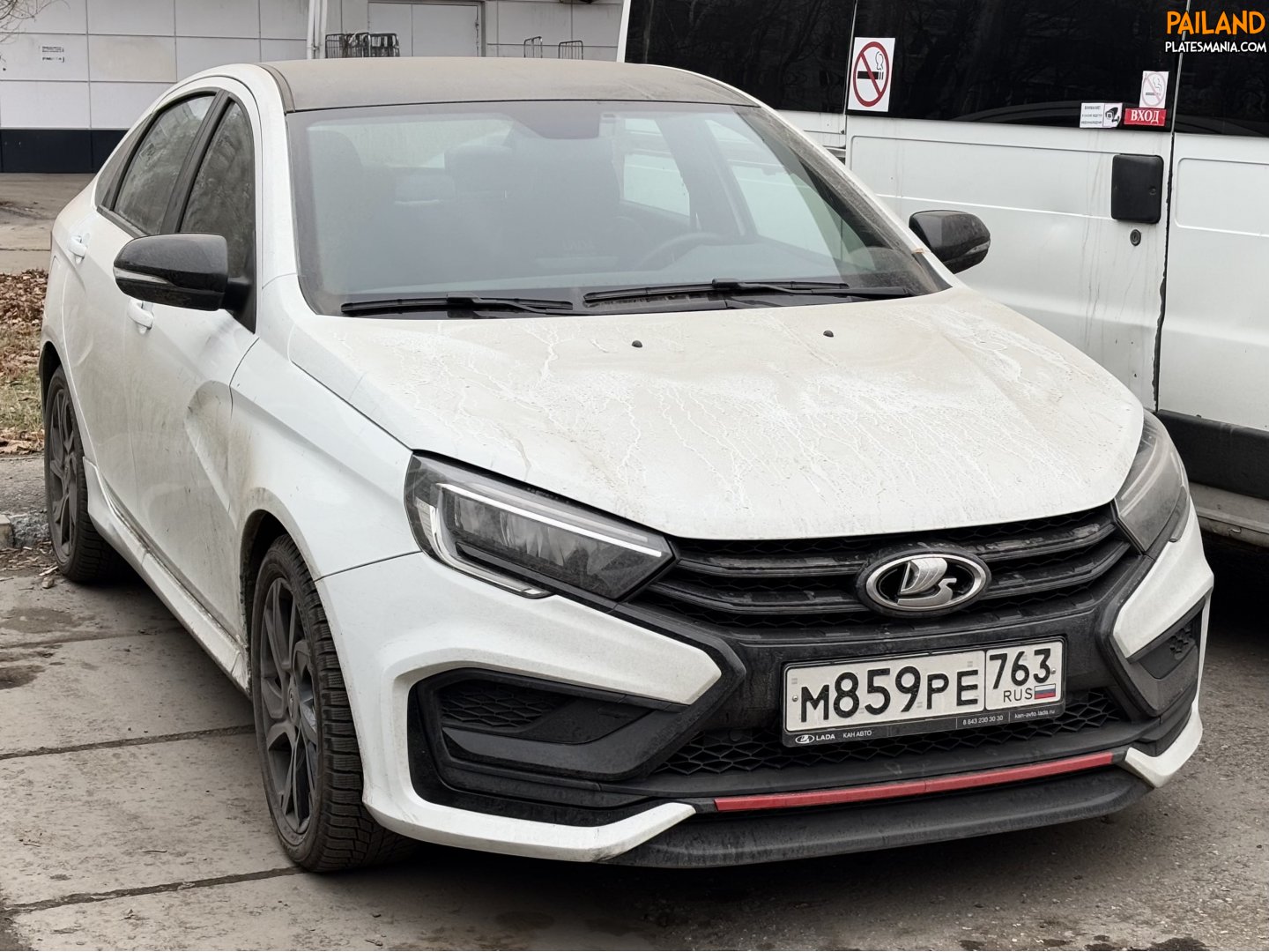 м 859 ре 763, Lada (VAZ) Vesta 1st gen Sport / Sportline Sedan (GFLS), facelift, 2023–