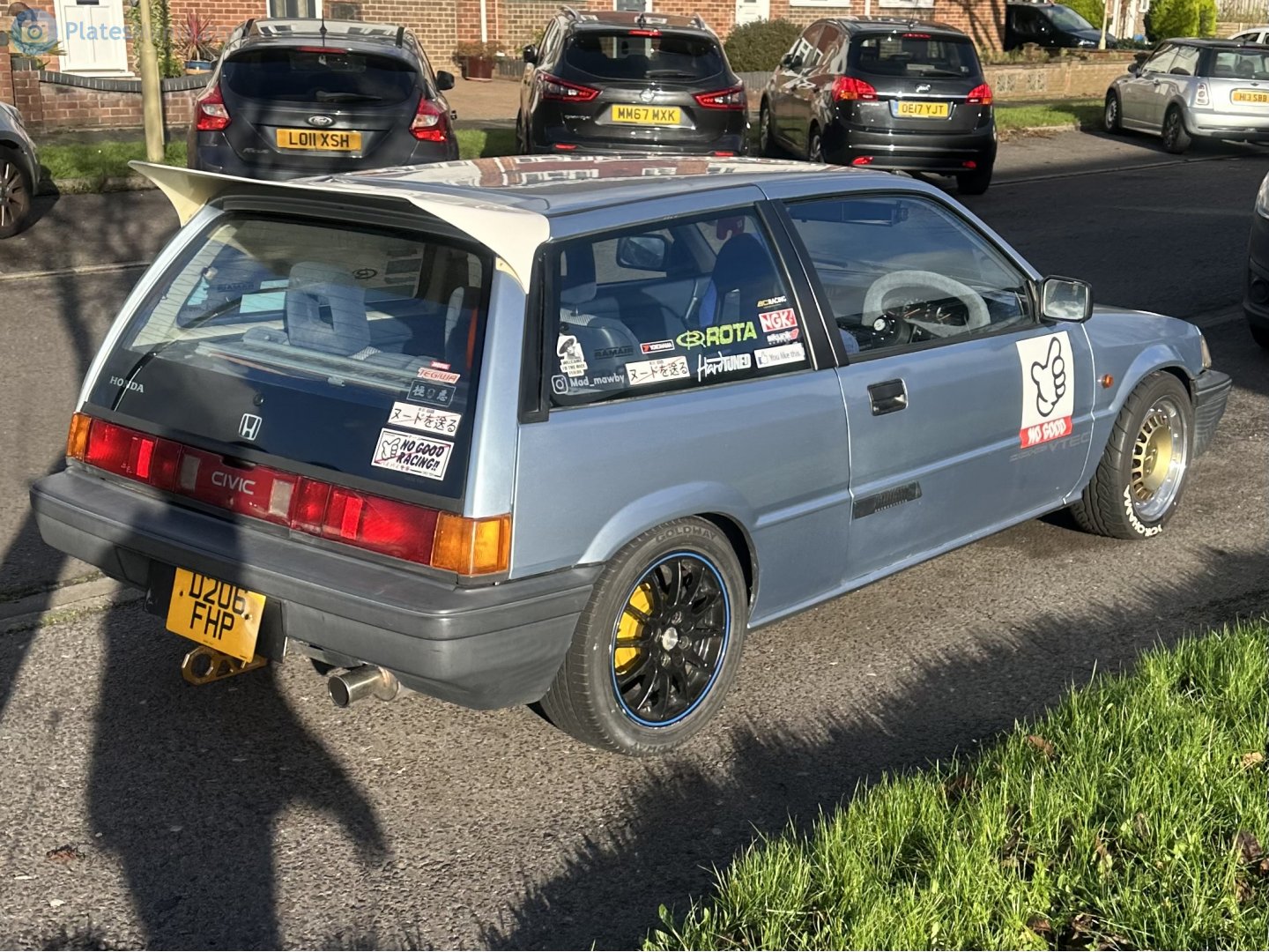 D206FHP, Honda Civic 3rd gen Hatch (AG/AH/AT), 1983–1987