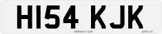 License plate of the United Kingdom, 1983 year system