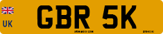 License plate of the United Kingdom, 1963 year system