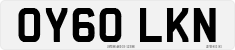 License plate of the United Kingdom, 2001 year system