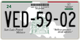 San Luis Potosí, Cars (AAA-00-00)