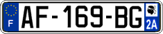 French license plate, SIV (ordinary)